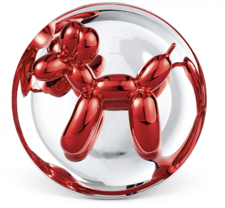 Ballon Dog by Jeff Koons - RED